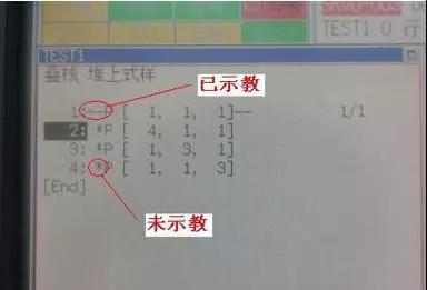 示教堆上樣式