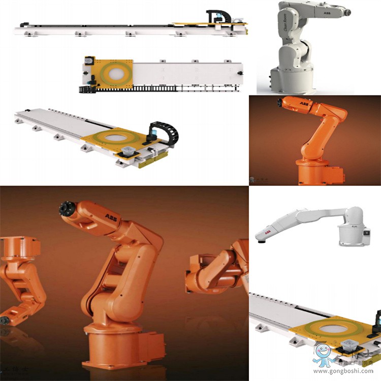 工博士機器人導軌GBS-01-A200型(鋁材型)配ABB搬運機器人IRB1200