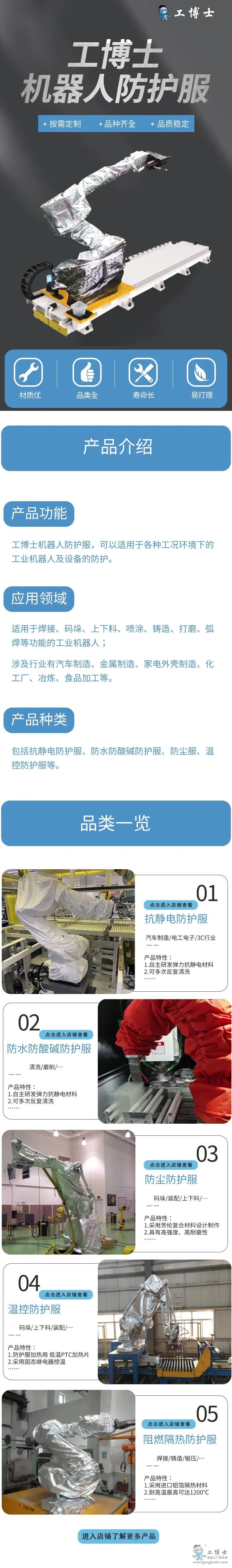 機器人防護服 防護罩