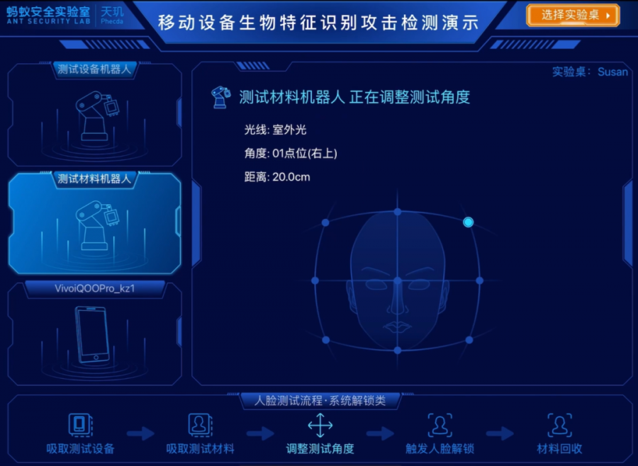 移動設備生物特征識別攻擊檢測演示